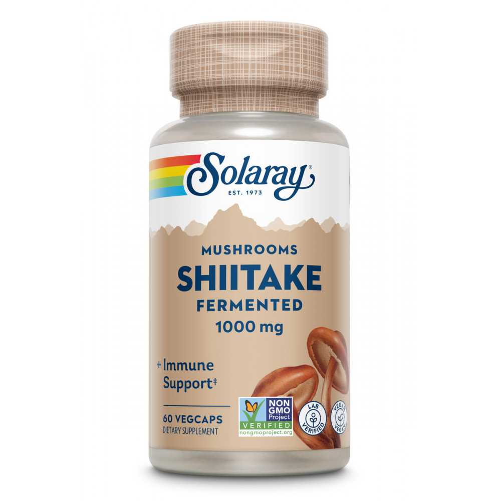 Comprar online SHIITAKE 500MG 60 CAP VEG SOLARAY - Farmacia Coliseum