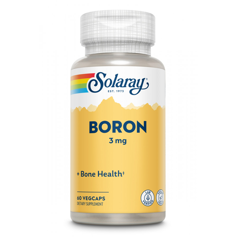 Comprar BORO CITRATO 3 MG 60 CAP VEG SOLARAY online - Coliseum