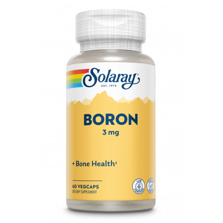 Comprar BORO CITRATO 3 MG 60 CAP VEG SOLARAY online - Coliseum
