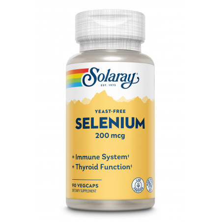 Comprar SELENIO 200 MCG SIN LEVADURA 90 CAP SOLARAY online - Coliseum