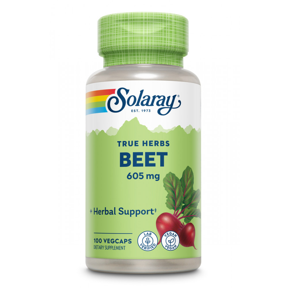 Comprar online BEET ROOT (REMOLACHA) 100 VEGCAPS SOLARAY - Coliseum
