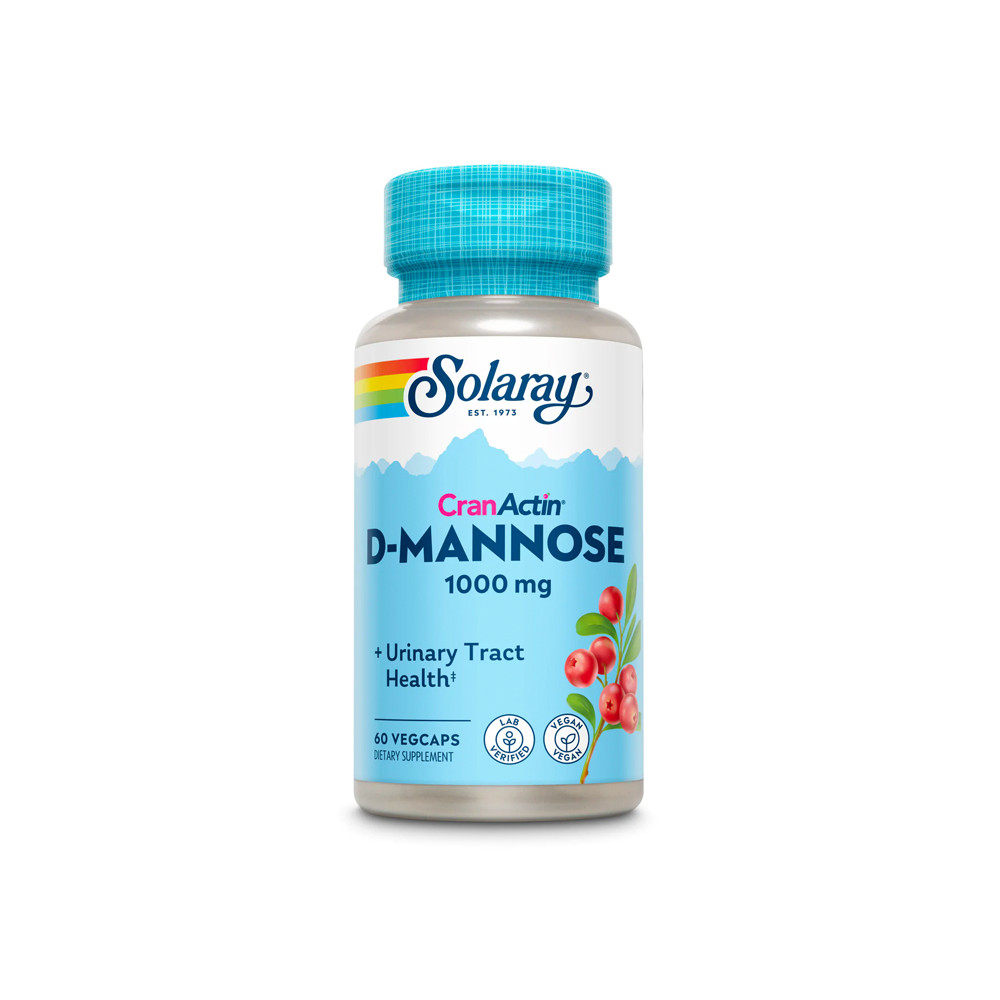 Comprar online D-MANNOSE + CRANACTIN 60 CAPS VEGETALS SOLARAY