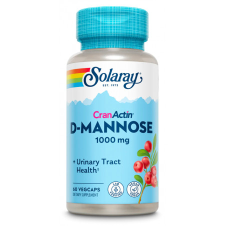 Comprar online D-MANNOSE + CRANACTIN 60 CAPS VEGETALS SOLARAY