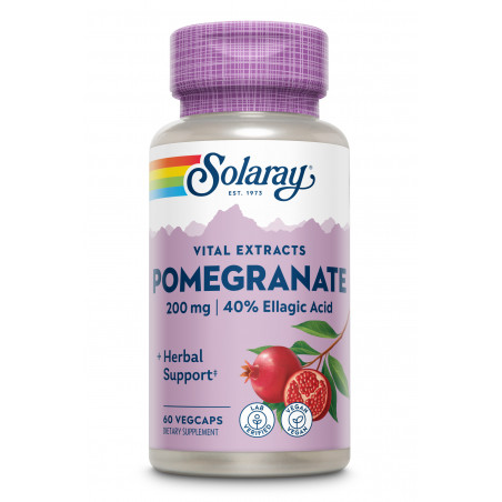 Comprar POMEGRANATE (GRANADA) 200 MG 60 CAP SOLARAY online - Coliseum