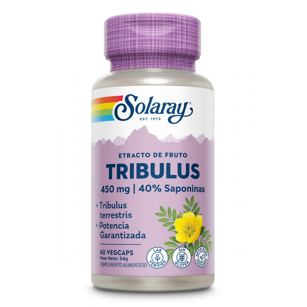 Comprar online TRIBULUS 450 MG 60 CAP SOLARAY - Farmacia Coliseum