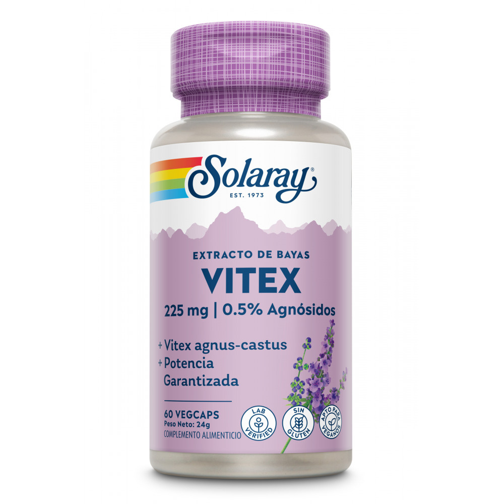 Comprar VITEX AGNUS CASTUS (SAUZGATILLO) 60 CAP SOLARAY online
