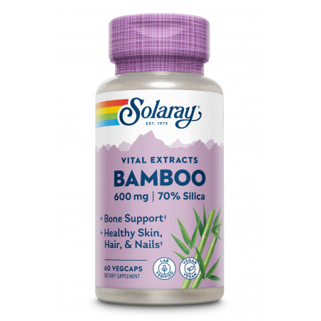 Comprar BAMBU 300 MG 60 CAP SOLARAY online - Farmacia Coliseum