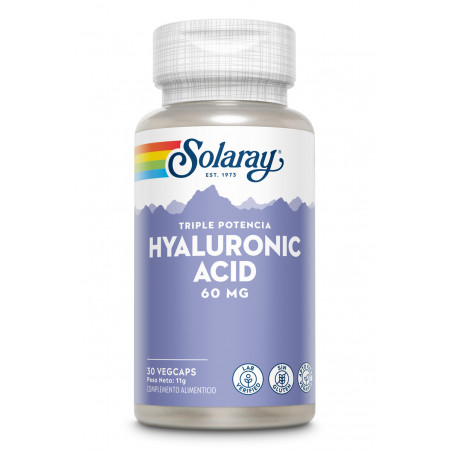 Comprar online HYALURONIC ACID 60 MG 30 CAP SOLARAY - Coliseum