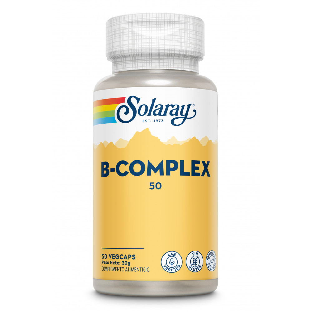 Comprar online B COMPLEX 50 CAP SOLARAY - Farmacia Coliseum