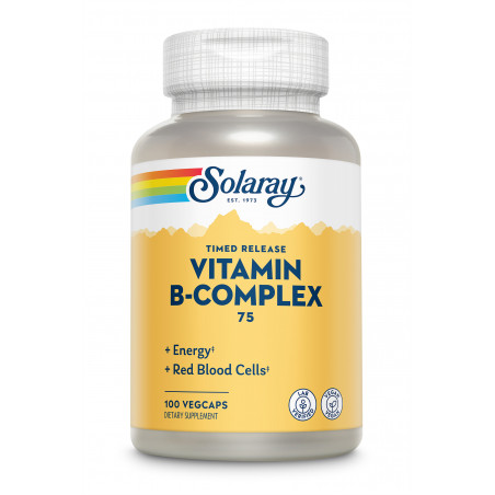 Comprar B COMPLEX 75 RETARD 100 CAP SOLARAY online - Coliseum