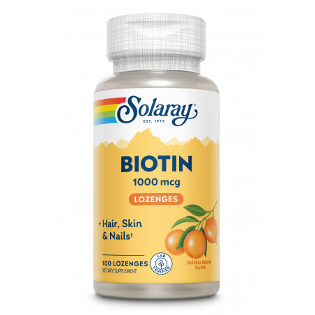 Comprar online BIOTIN 1000MG 100 CAP SOLARAY - Farmacia Coliseum