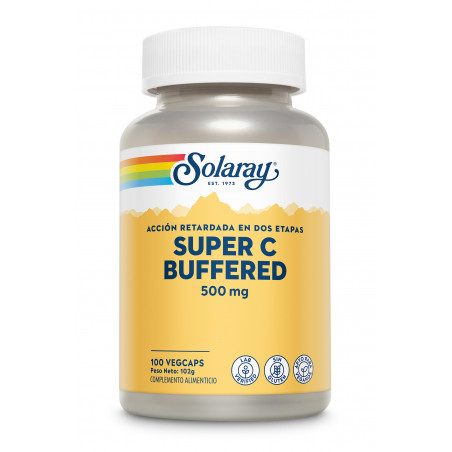 Comprar online SUPER C BUFFERED 100 CAP SOLARAY - Farmacia Coliseum