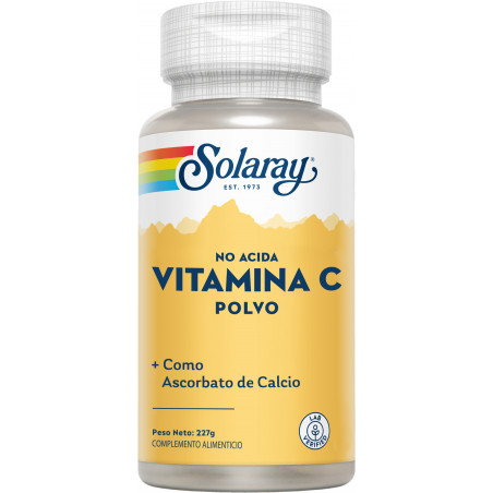 Comprar VITAMINA C POLVO NO ACIDA 227 G SOLARAY online - Coliseum