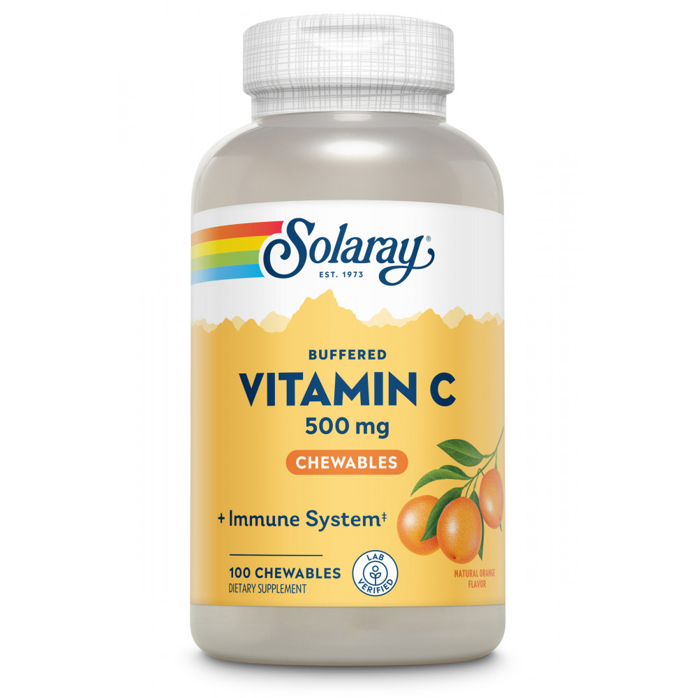 Comprar online VITAMINA C 485 MG 100 COMP MASTIC NARANJA SOLARAY
