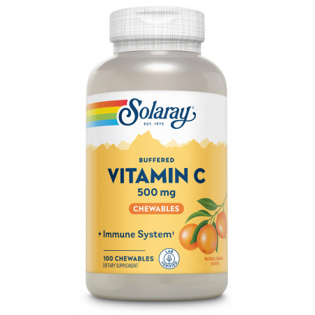 Comprar online VITAMINA C 485 MG 100 COMP MASTIC NARANJA SOLARAY