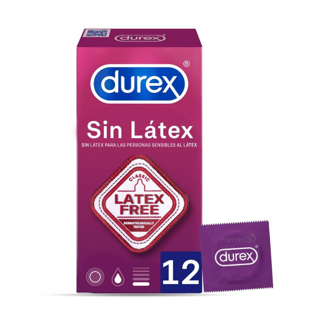 Comprar PRESERVATIVOS SIN LATEX 12 UNIDADES DUREX online - Coliseum