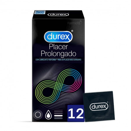 Comprar PRESERVATIVOS PLACER PROLONGADO 12 UNIDADES DUREX online