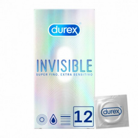 Comprar PRESERVATIVOS INVISIBLE 12 UNIDADES DUREX online - Coliseum