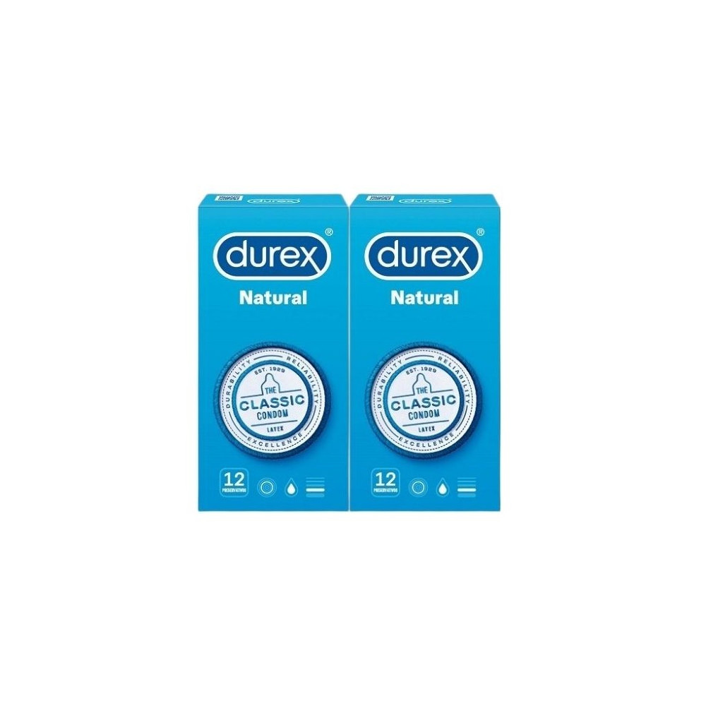 Comprar PRESERVATIVOS DUPLO NATU PLUS 12 UNIDADES DUREX online