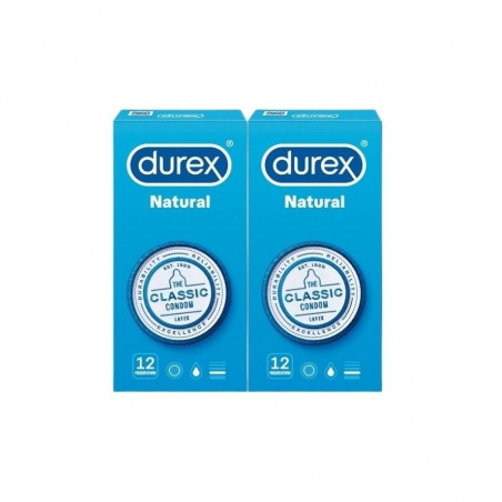 Comprar PRESERVATIVOS DUPLO NATU PLUS 12 UNIDADES DUREX online