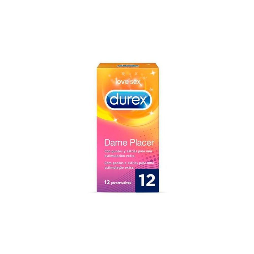 Comprar PRESERVATIVOS DAME PLACER 12 UNIDADES DUREX online - Coliseum