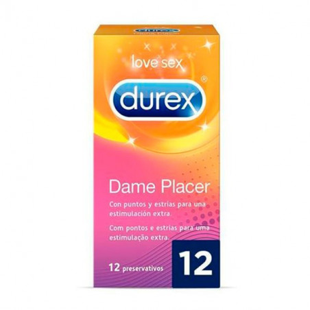 Comprar PRESERVATIVOS DAME PLACER 12 UNIDADES DUREX online - Coliseum