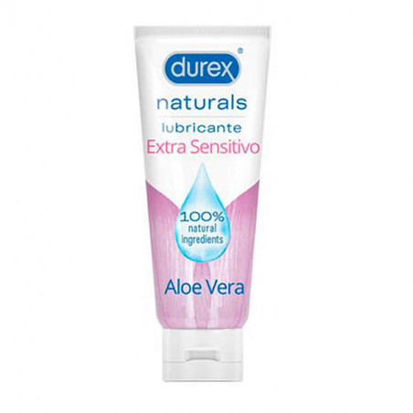 LUBRICANTE NATURAL INTIMO GEL EXTRA SENSITIVO ALOE VERA SUAVE DUREX