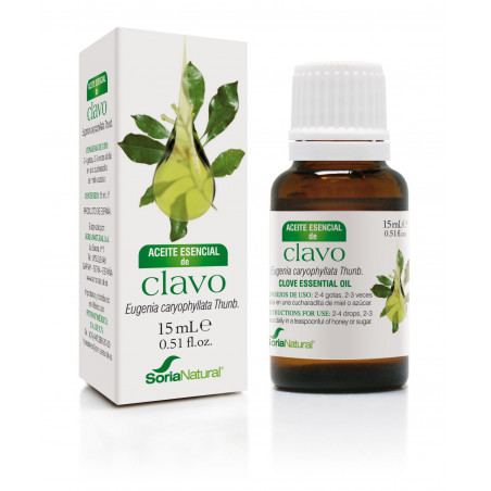 Comprar CLAVO ACEITE ESENCIAL 15CC SORIA NATURAL online - Coliseum