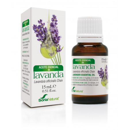 Comprar LAVANDA ACEITE ESENCIAL 15 ML SORIA NATURAL online - Coliseum