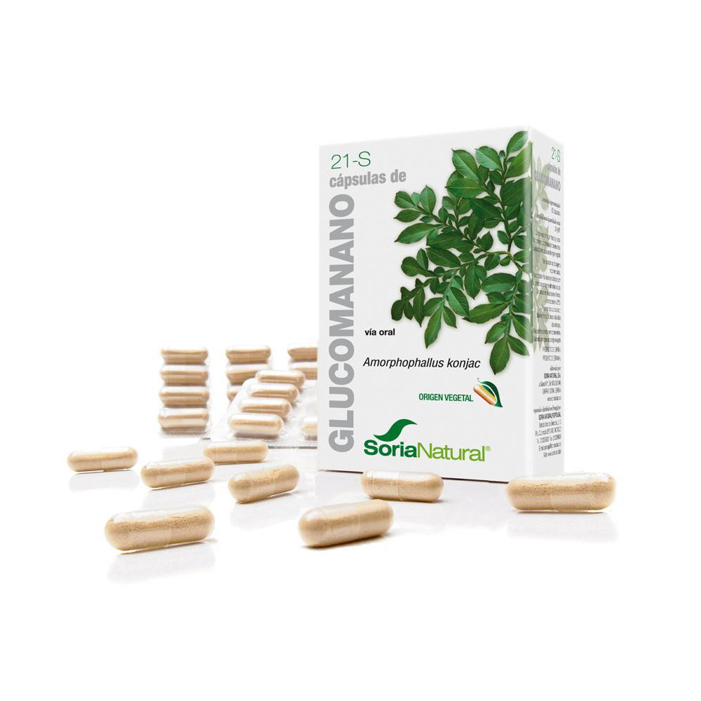 Comprar GLUCOMANANO 21-S 60 CAP. SORIA NATURAL online - Coliseum