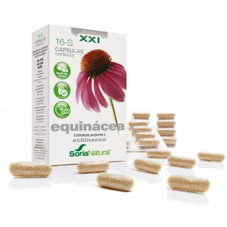 EQUINACEA 16-S XXI 30 CAP. LIBERACION PROLONGADA SORIA NATURAL