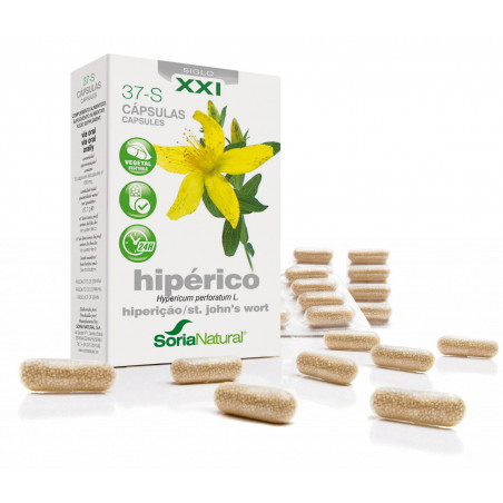 Comprar HIPERICO 37-S XXI 30 CAP LIBERACION PROLONGADA SORIA NATURAL