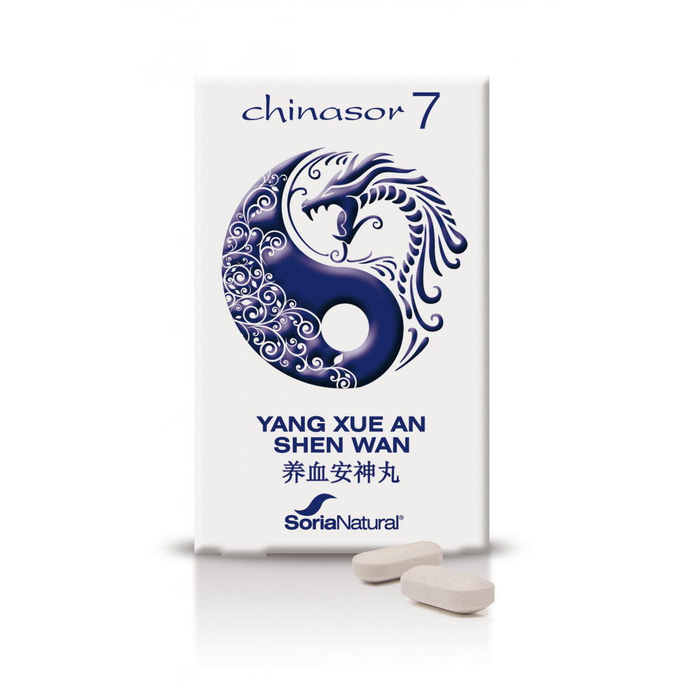 Comprar online CHINASOR 7 YANG XUE AN SHEN WAN 30 COMP SORIA NATURAL