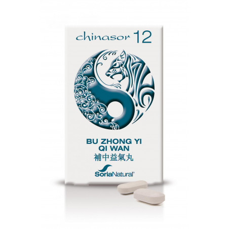 Comprar CHINASOR 12 BU ZHONG YI QI WAN 30 COMP SORIA NATURAL online