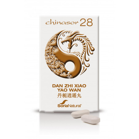 Comprar CHINASOR 28 DAN ZHI XIAO YAO WAN 30 COMP SORIA NATURAL online