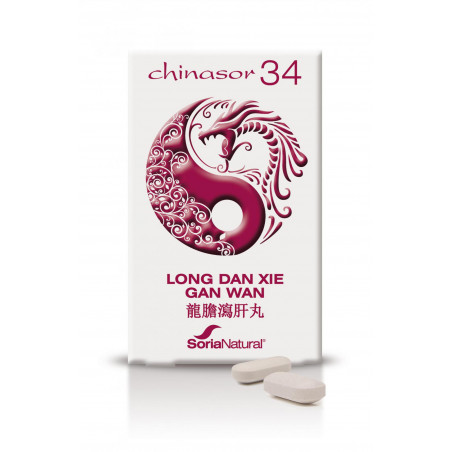 Comprar CHINASOR 34 LONG DAN XIE GAN WAN 30 COMP SORIA NATURAL online