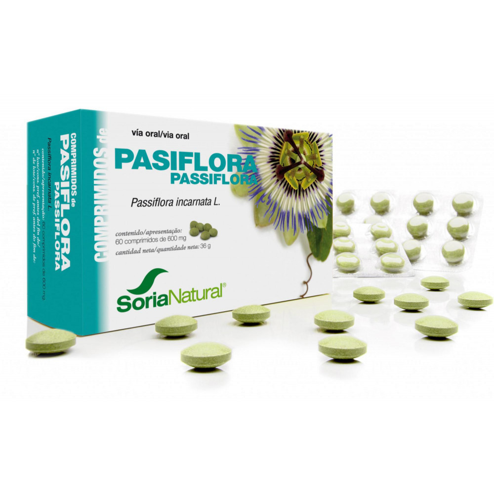 Comprar online PASIFLORA 60 COMP. SORIA NATURAL - Farmacia Coliseum