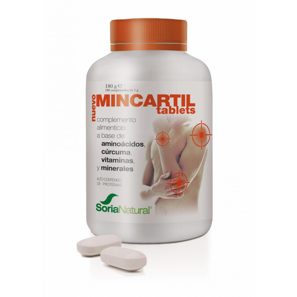 Comprar MINCARTIL REFORZADO CON CURCUMA 180 COMP SORIA NATURAL online