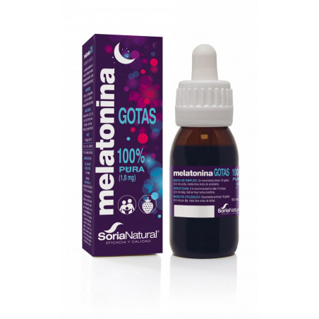 Comprar MELATONINA GOTAS 1,8 MG 50 CC SORIA NATURAL online - Coliseum