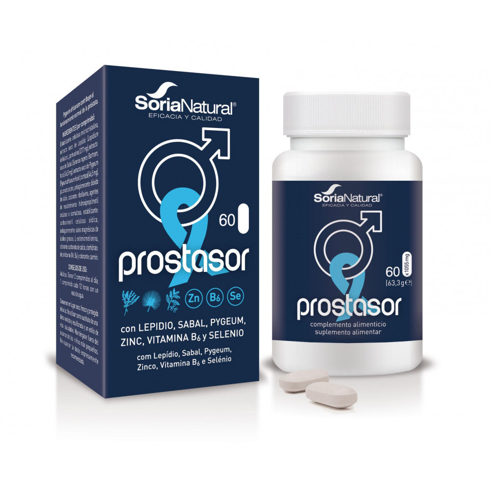 Comprar PROSTASOR 60 COMP SORIA NATURAL online - Farmacia Coliseum