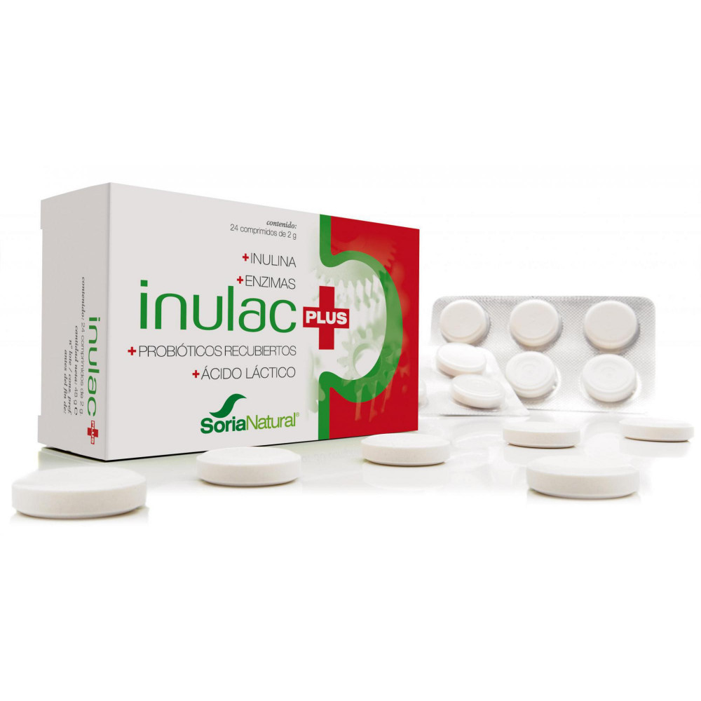 Comprar INULAC PLUS 24 COMP SORIA NATURAL online - Farmacia Coliseum