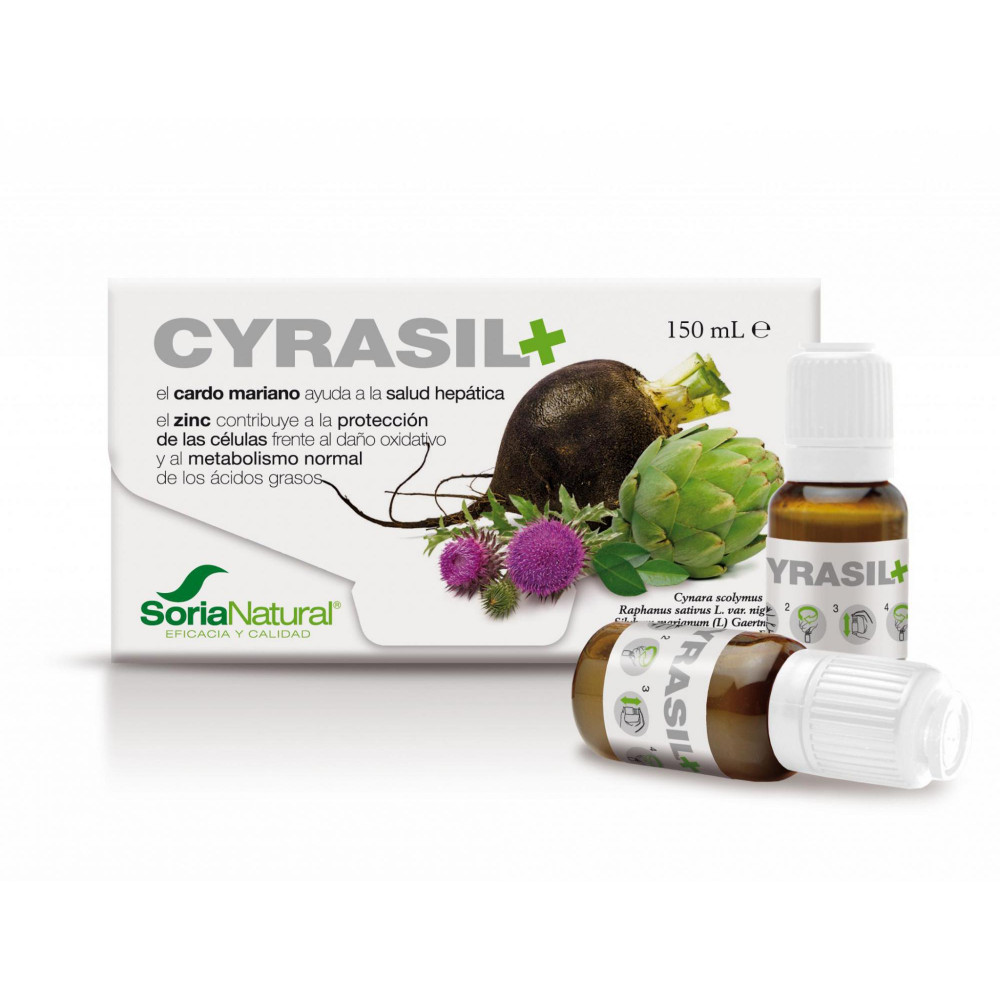 Comprar CYRASIL PLUS 15 VIALES SORIA NATURAL online - Coliseum