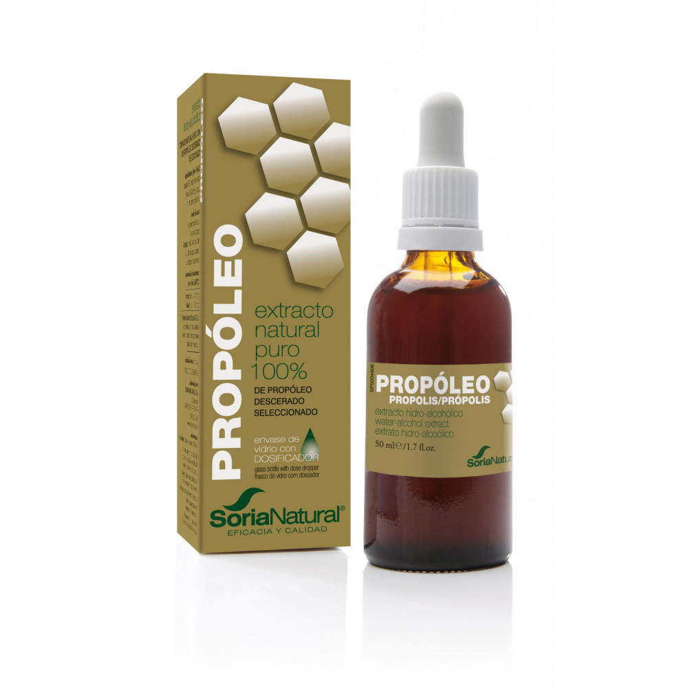 Comprar online PROPOLEO EXTRACTO HIDROALCOHOLICO 50 CC SORIA NATURAL - Farmacia Coliseum