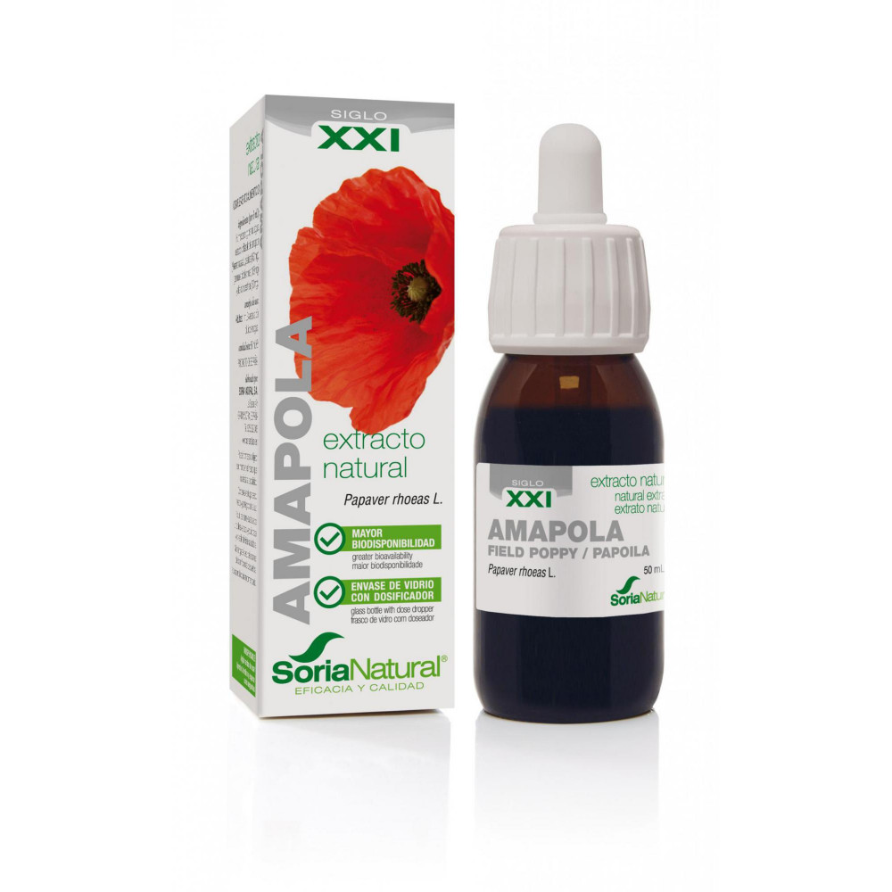 Comprar online AMAPOLA EXTRACTO 50 CC. SORIA NATURAL - Coliseum