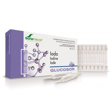 Comprar GLUCOSOR IODO 28 AMP 2CC SORIA NATURAL online - Coliseum