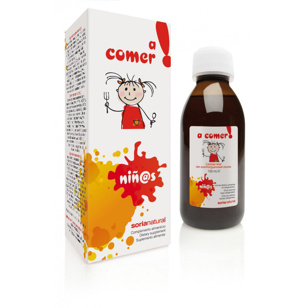 Comprar A COMER JARABE INFANTIL 150 CC SORIA NATURAL online