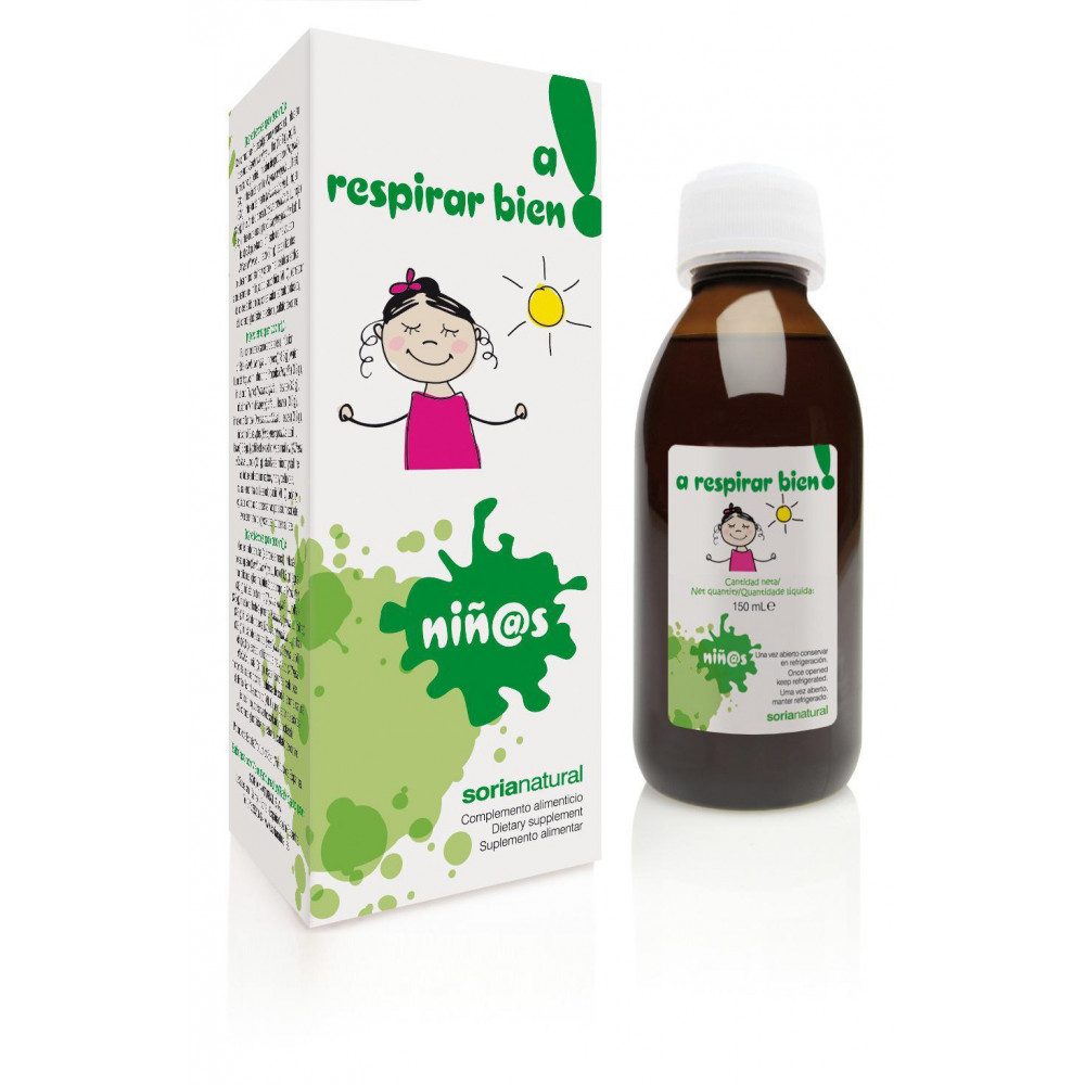 Comprar A RESPIRAR BIEN JARABE INFANTIL 150 CC SORIA NATURAL online