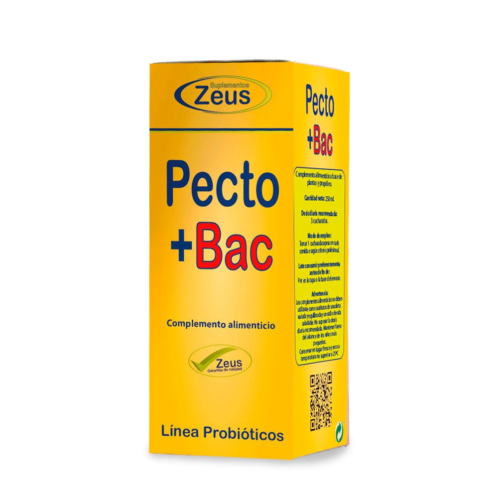 Comprar PECTO BAC 250 ML + 1 SOBRE ZEUS online - Farmacia Coliseum