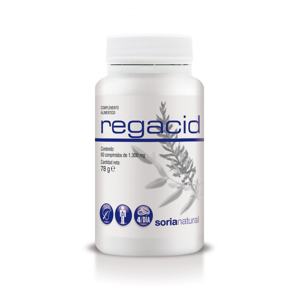 Comprar online REGACID 60 COMP SORIA NATURAL - Farmacia Coliseum