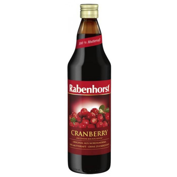 Comprar ZUMO ARANDANO ROJO AMERICANO (CRANBERRY) 750 CC RABENHORST